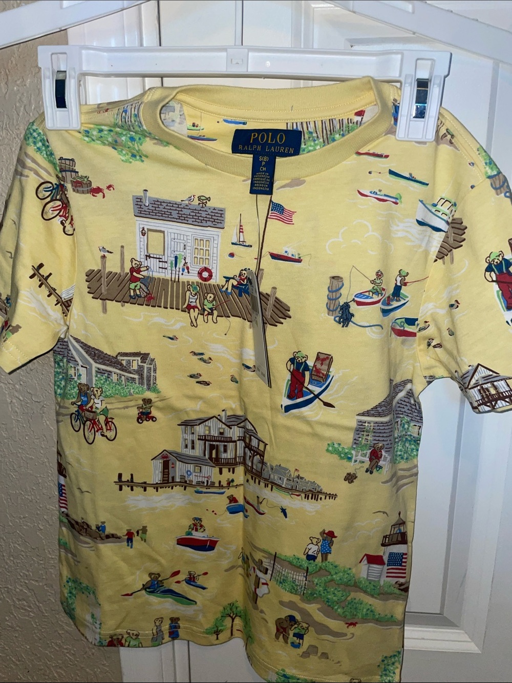 Polo Ralph Lauren Yellow Nautical Print Tee